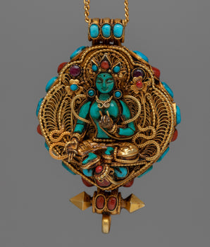 gemstone locket ghau