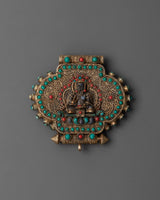Tibetan Lapis Lazuli Ghau Box Locket