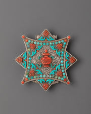 Kalash Prayer Ghau Box Locket | Handcrafted Prosperity Amulet