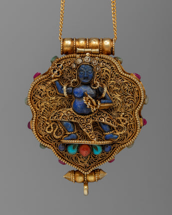 Silver Ghau Box Locket 
