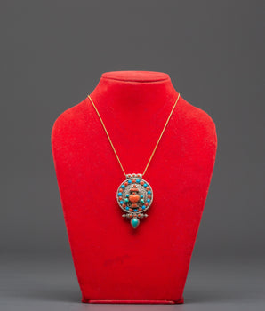 Traditional Ghau Box Locket | Sacred Silver Pendant