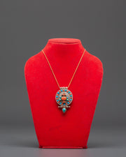 Traditional Ghau Box Locket | Sacred Silver Pendant