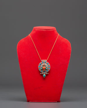Traditional Ghau Box Locket | Sacred Silver Pendant