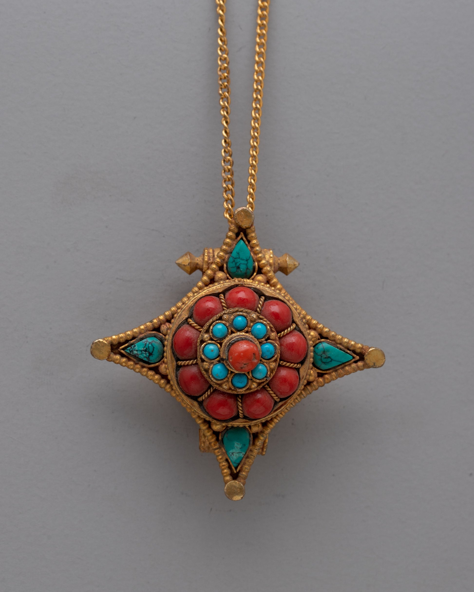 Handcrafted Tibetan Ghau Box Locket