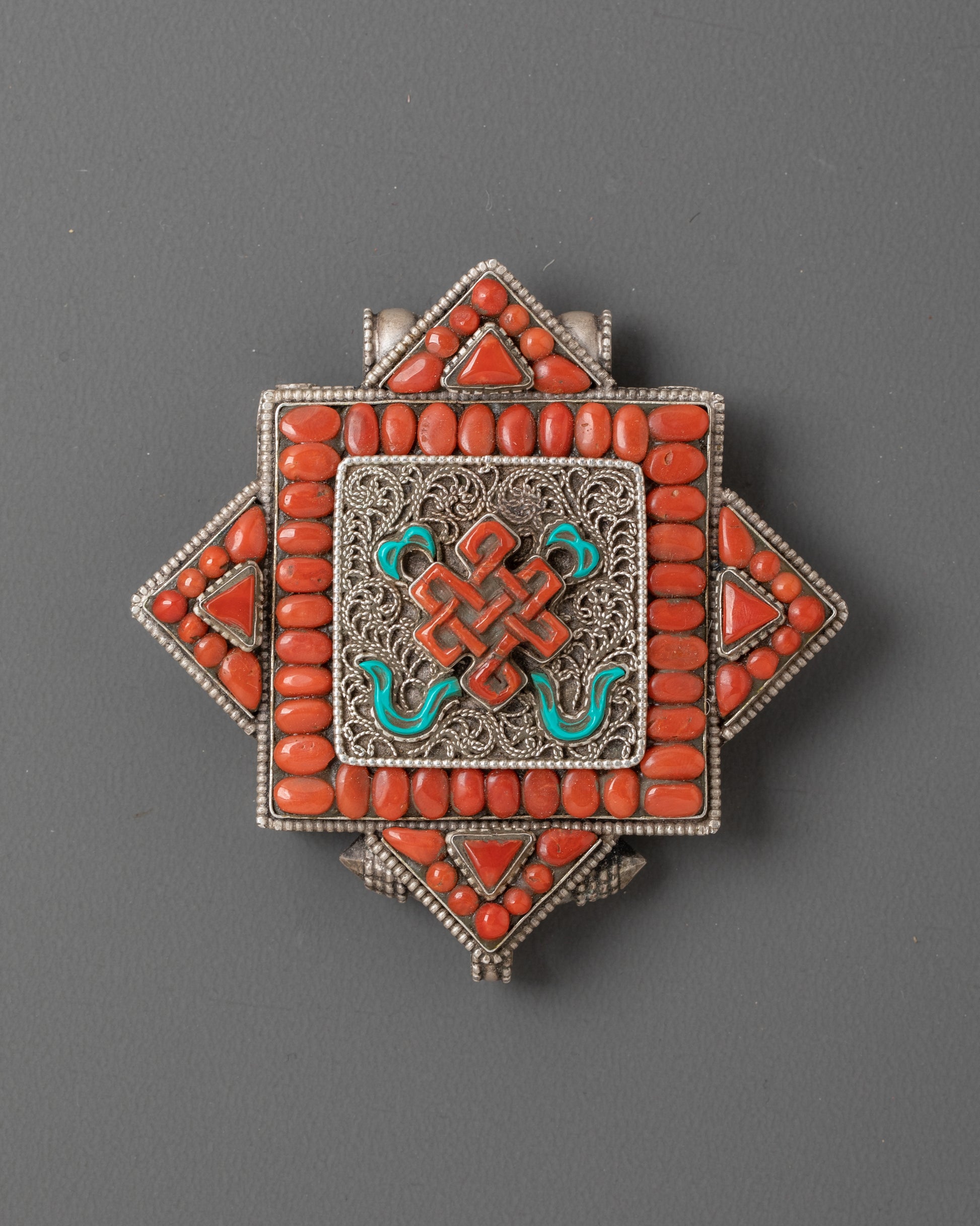 Endless Knot Ghau Box Locket