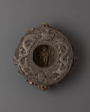 Silver and Brass Ghau Box