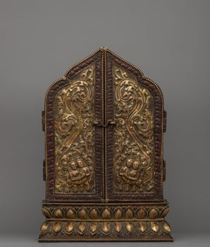 Gold Plated Foldable Ghau Box 