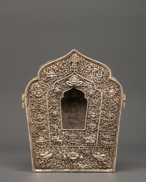 Silver Tibetan Ghau Box