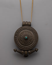 Exquisite Tibetan Ghau Prayer Box 