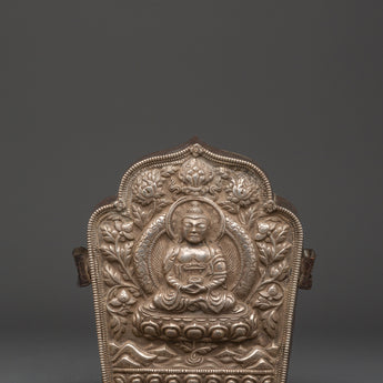 Sacred Tibetan Silver Ghau Box