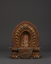 handcrafted-copper-ghau-box-with-four-armed-mahakala
