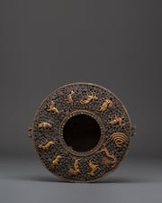 Tibetan Ghau Box with Loh | Sacred Ritual Box