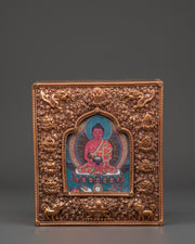 Copper Shakyamuni Buddha Ghau Box