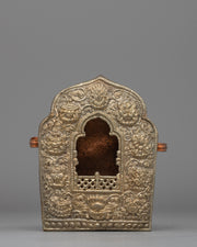 Silver-Plated Buddhist Ghau Box