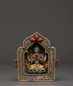 Silver Gold-Plated Ghau Box