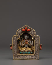 Silver Gold-Plated Ghau Box