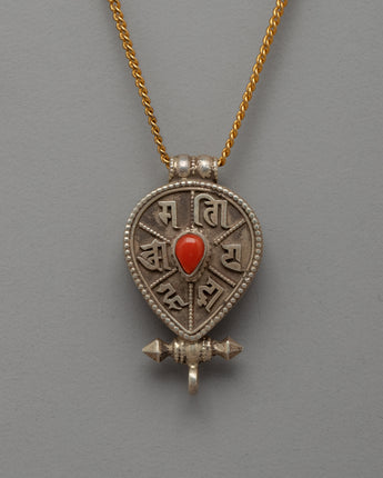 Avalokiteshvara Mantra Ghau Locket 