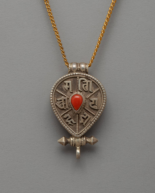 Avalokiteshvara Mantra Ghau Locket 