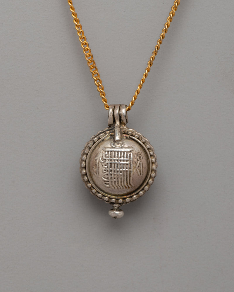 Kalachakra Mantra Ghau Box Locket