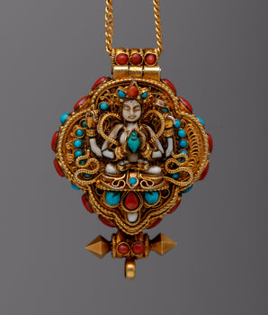 Gold and Silver Locket Ghau