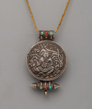 tibetan-silver-guru-pendant