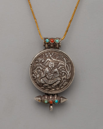 tibetan-silver-guru-pendant