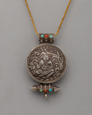 tibetan-silver-guru-pendant
