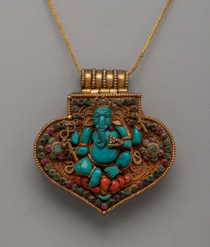 Ganesha Ghau Box Locket