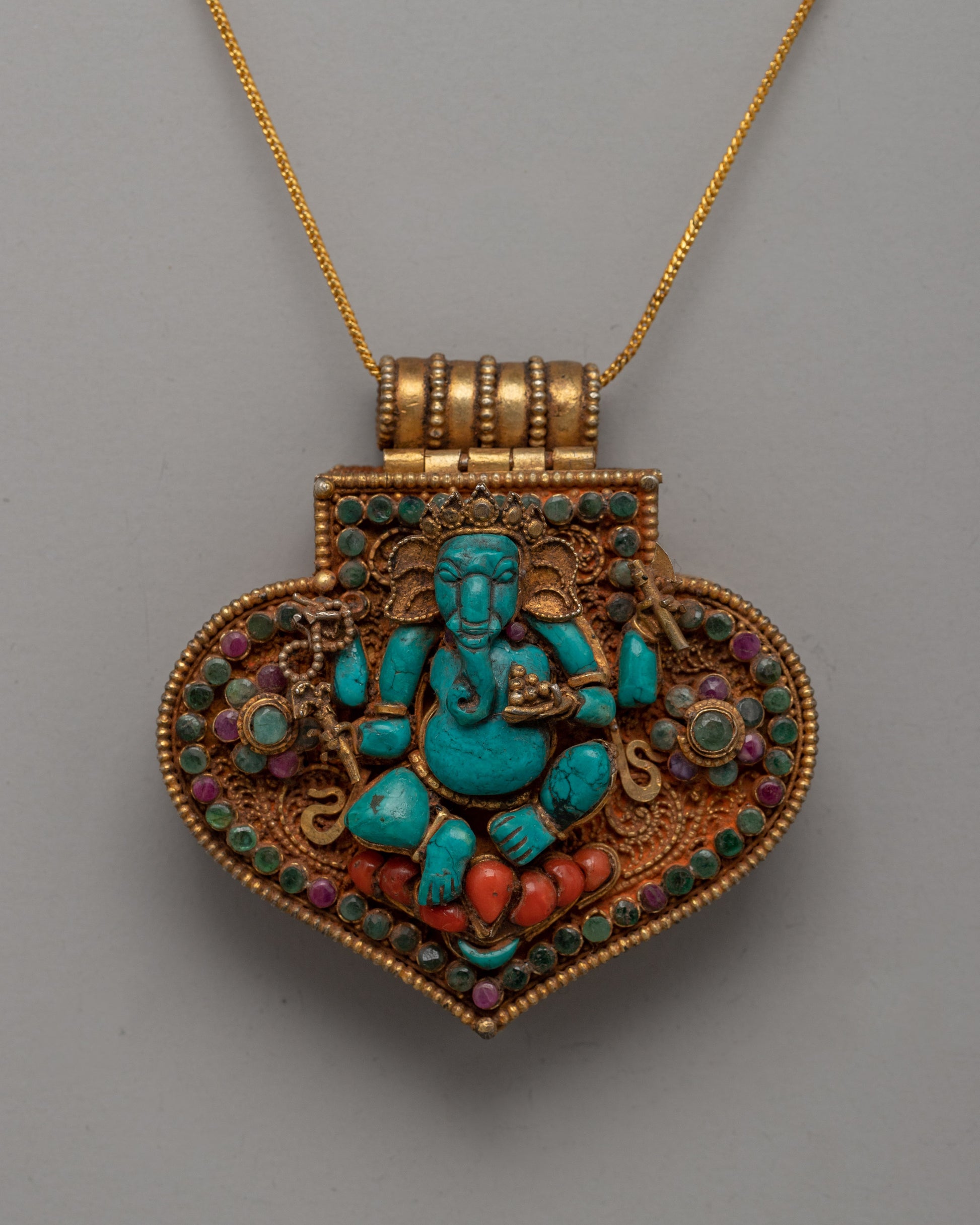 Ganesha Ghau Box Locket