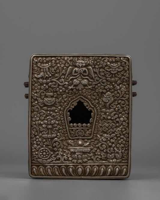 Handcrafted Tibetan Silver Ghau Box