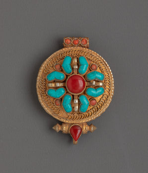 Tibetan Spiritual Ghau Box Locket