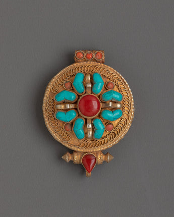 Tibetan Spiritual Ghau Box Locket