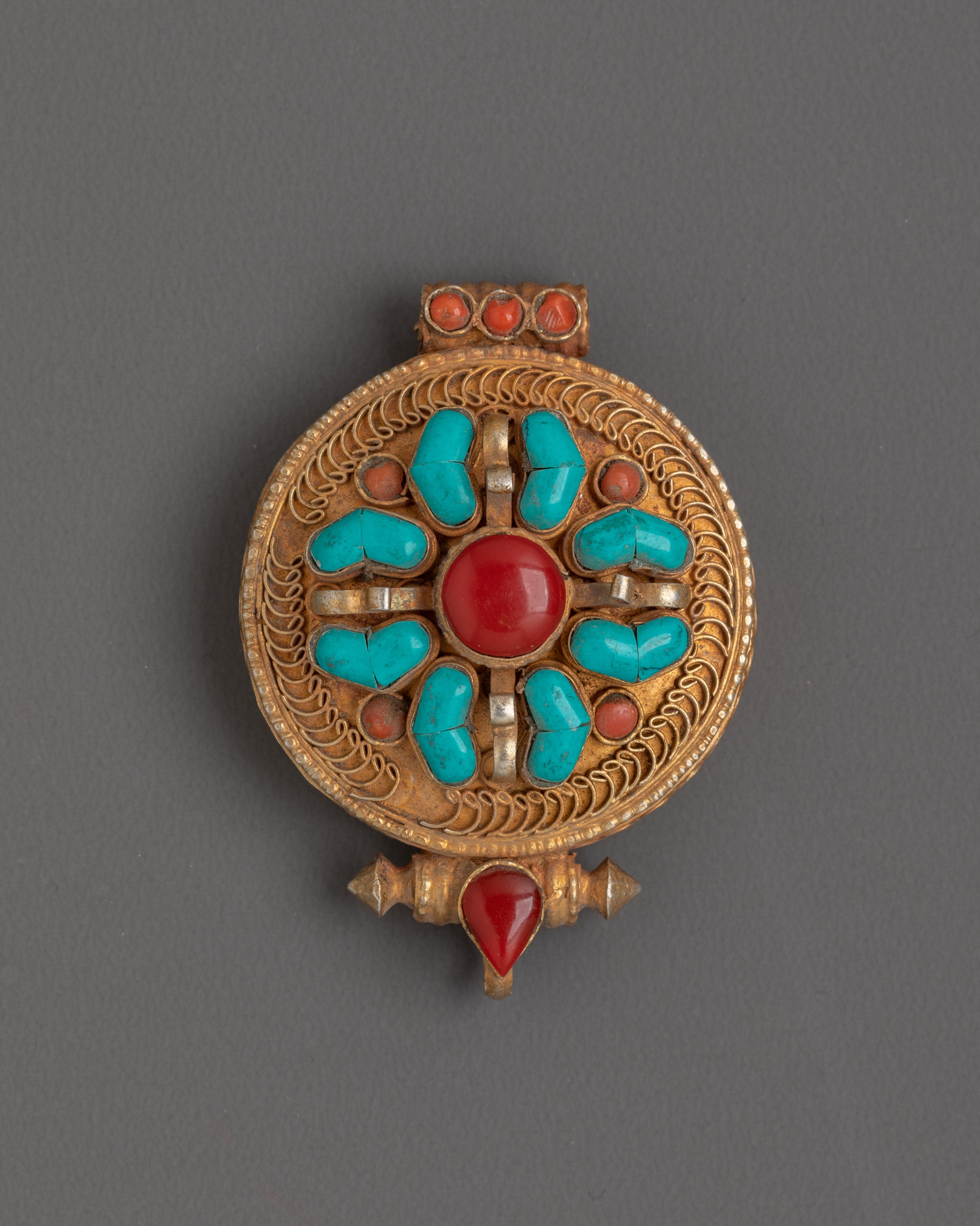 Tibetan Spiritual Ghau Box Locket