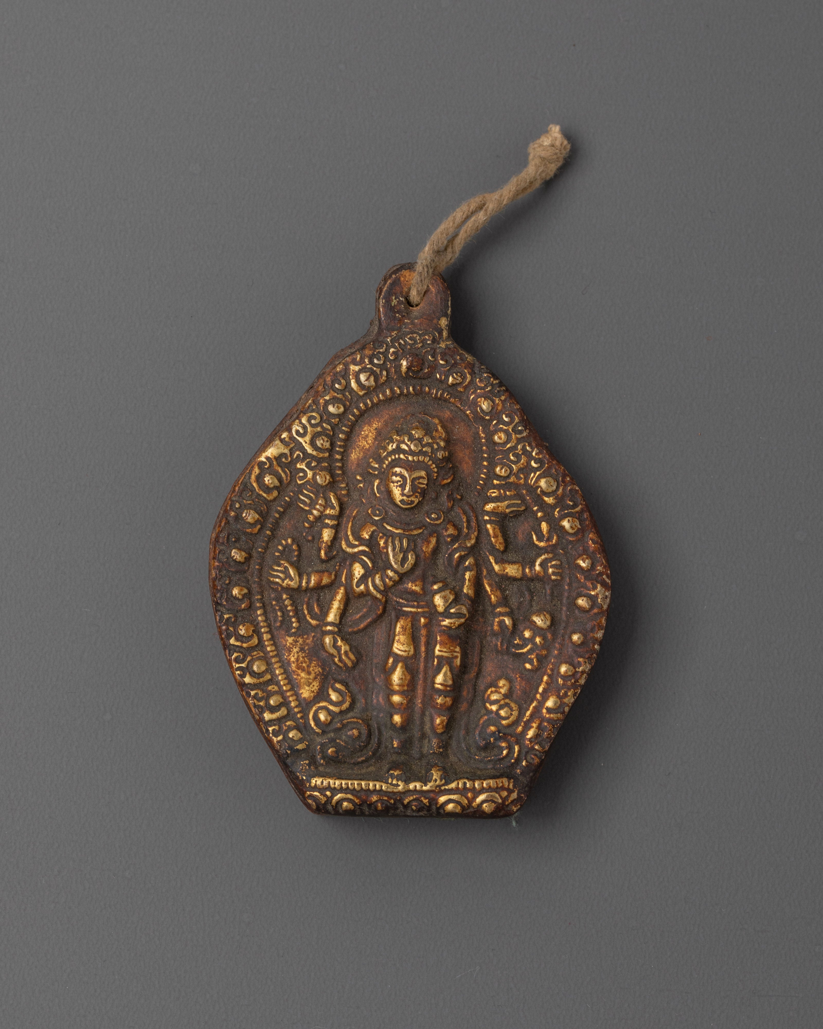 Tibetan Ghau Meditation Pendant