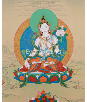 Goddess Tara Meditation Thangka