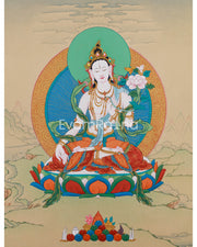 Goddess Tara Meditation Thangka