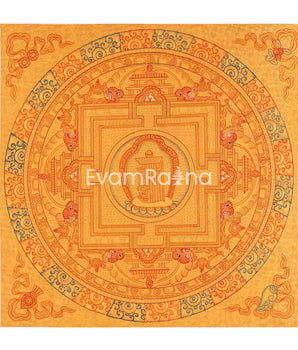 Gold Auspicious Mandala