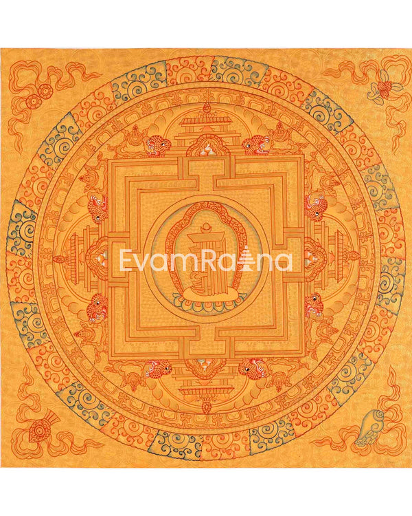 Gold Auspicious Mandala