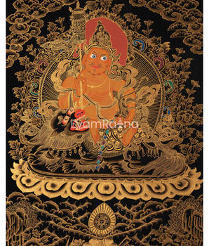 Dzambala Thangka Painting