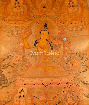 Manjushree Thangka Painting