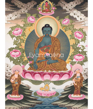 Medicine Buddha Thangka Painting