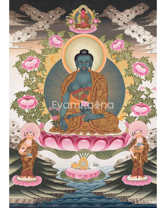 Medicine Buddha Thangka Painting