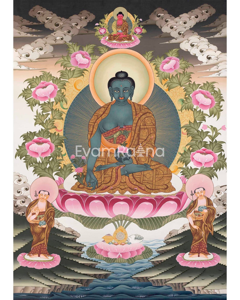 Medicine Buddha Thangka Painting