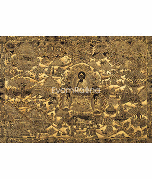 Buddha Life Story Thangka