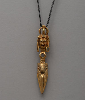 Gold Plated Phurba Locket