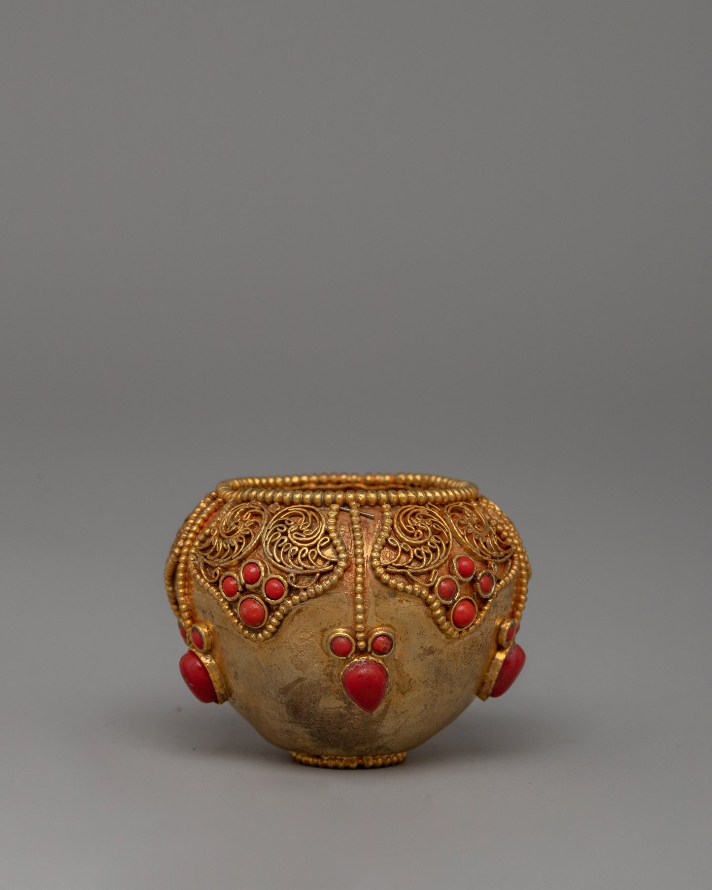 Gold-Plated Golpa Offering Bowl