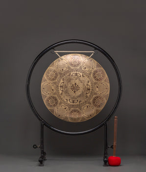 Healing gong with stand