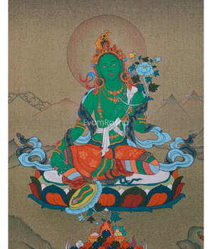 Sacred Green Tara Buddhist Art