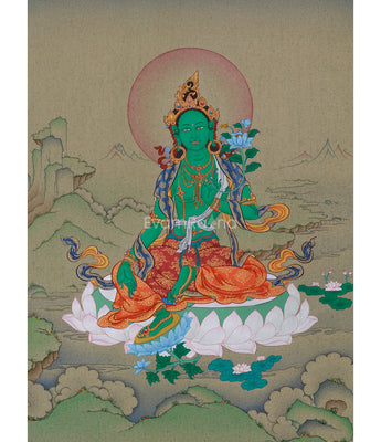 compassionate-green-tara-thangka