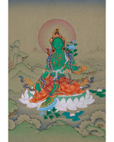 compassionate-green-tara-thangka